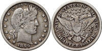 USA ¼ Dollar Barber Quarter -