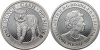 SAINT HELENA 1 Pound Elizabeth II, Tiger -
