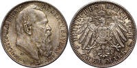 GERMANY (BAVARIA) 2 Marks Otto, 90th Birthday of Prince Regent Luitpold -