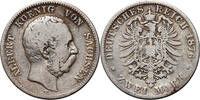 GERMANY (SAXONY) 2 Marks Albert I -