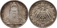 GERMANY (SAXONY) 3 Mark Frederich August III, Battle of Leipzig -