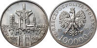 POLAND 100000 Zlotys Solidarity, Type A -