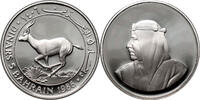 BAHRAIN 5 Dinars Isa bin Salman Al Khalifa, WWF, Arabian Oryx -