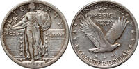 UNITED STATES 1/4 Dollar Standing Liberty Quarter -
