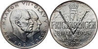 NORWAY 25 Kroner Olav V, 25th Anniversary of Norway's Liberation -