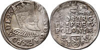 POLAND Trojak/3 Grosze Sigismund III Vasa, Wschowa -