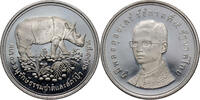 THAILAND 50 Baht Rama IX, Wildlife Conservation, Sumatran Rhinoceros -