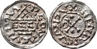 GERMANY (BAYERN) Denar Heinrich II der Zänker, Regensburg, mintmaster ECCIO -