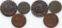 GERMANY (Westphalia) Set of 3 coins Jérôme Bonaparte -