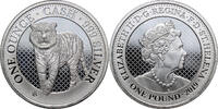SAINT HELENA 1 Pound Elizabeth II, Cash India Wildlife: The Tiger -