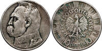POLAND 10 Złotych Józef Piłsudski -