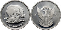 SUDAN 5 Pounds Conservation, Hippo with calf -
