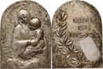 FRANCE Plaque World War I, Orphans Day, Ch. Foerster -
