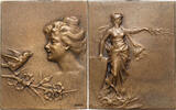 FRANCE Plaque Huguenin -