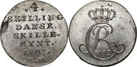DENMARK 4 Skilling Dansk Christian VII -