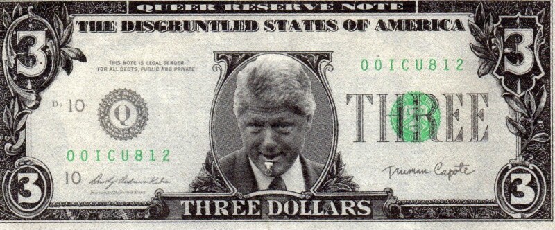 3 dollar bill