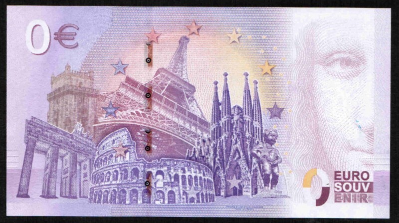 BILLET TOURISTIQUE - ZERO 0 EURO - FRANCE - MEMORIAL DE L'ARMISTICE