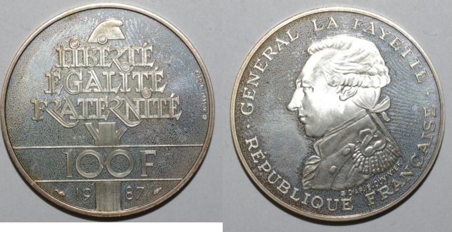 FRANCE - KM 962a - 100 FRANCS 1987 - TYPE LAFAYETTE PROOF | MA-Shops