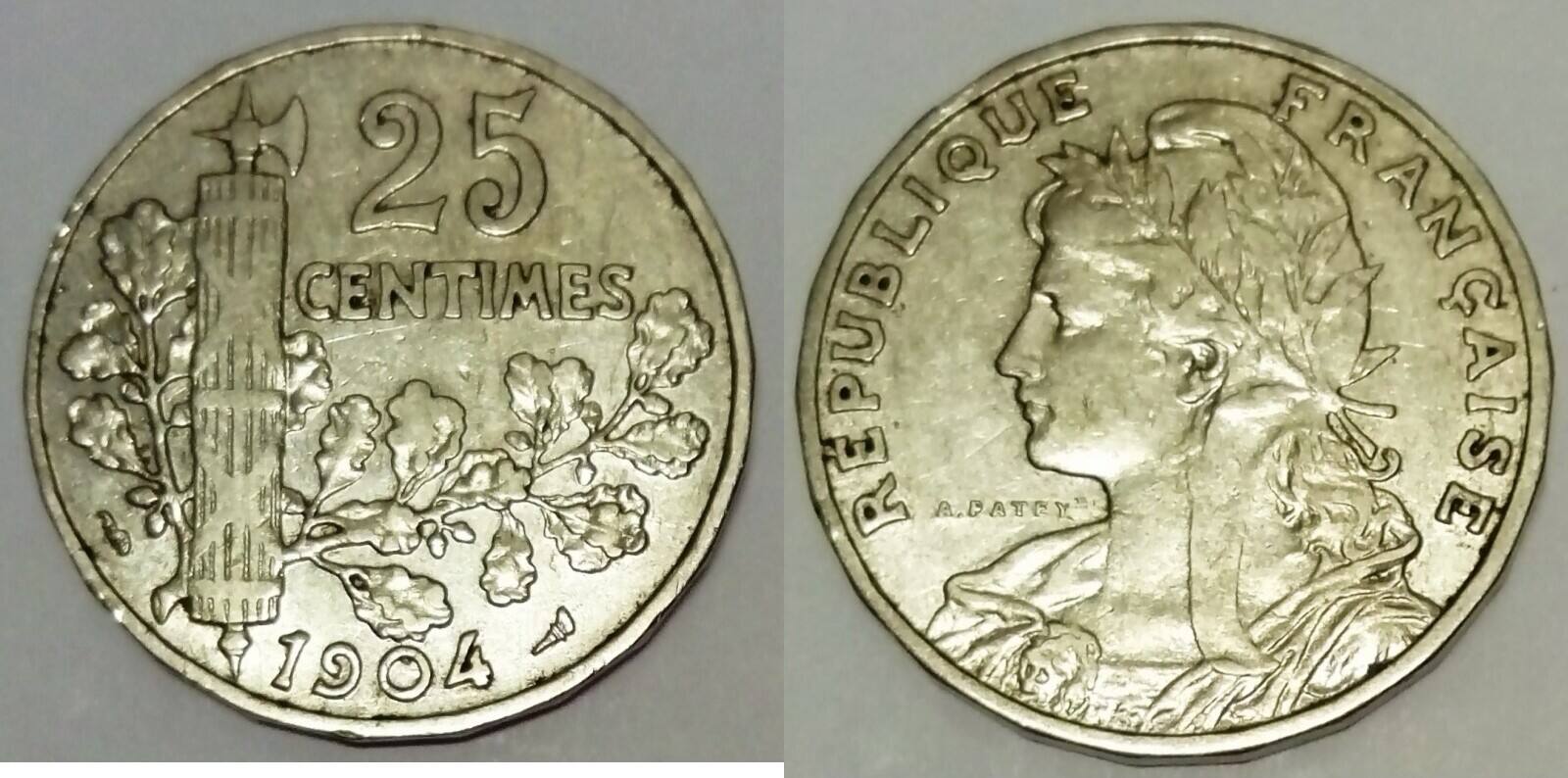 25 centimes Patey, 1er type 1903 F.168/3 fmd_550171 Modernes