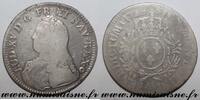 France Écu FRANCE - Gad 321 - LOUIS XV - ECU WITH OLIVE BRANCHES 1728 AA - Metz -