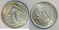 France 50 Centimes FRANCE - KM 854 - 50 CENTIMES 1915 TYPE SOWER - XF -