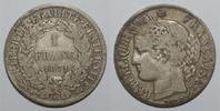 France 1 Franc GADOURY 465 - 1 FRANC 1871 A petit A PARIS TYPE CERES - TB - KM 822.1 -