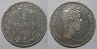 France 5 Francs FRANCE - KM 738 - 5 FRANCS 1830 A - Paris - TYPE LOUIS PHILIPPE WITHOUT THE 'I' - RAISED LETTERING EDGE -