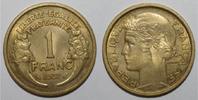 France 1 Franc FRANCE - KM 885 - 1 FRANC 1932 - TYPE MORLON - BRONZE ALU -