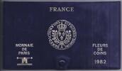 France Coffrets Fleur de coin COFFRET FLEUR DE COIN 1982 TRANCHE A -