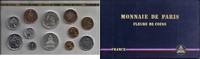 France Coffrets Fleur de coin FRANCE - FRENCH COIN SERIE 1987 (12 COINS - FRANCS) - SECOND HAND - UNC -