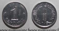 France 1 Centime FRANCE - KM 928 - 1 CENTIME 1961 - TYPE EAR OF WHEAT - PATTERN / TRIAL - PIEDFORT -