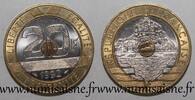 France 20 Francs FRANKCE - KM 1008 - 20 FRANCS 1992 - TYPE MONT SAINT MICHEL - V Closed - 5 Reeded rows -