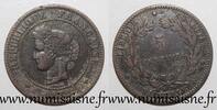 France 5 Centimes FRANCE - KM 821 - 5 CENTIMES 1872 A - Paris - TYPE CÉRÈS -
