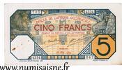 Afrique occidentale française 5 Francs FRENCH WEST AFRICA - PICK 5 bc - DAKAR - 5 FRANCS 17/02/1926 - PCGS 55 -