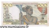 Afrique occidentale française 500 Francs FRENCH WEST AFRICA - PICK 41 - 500 FRANCS - 06/01/1948 -