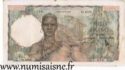 Afrique occidentale française 1.000 Francs FRENCH WEST AFRICA - PICK 42 - 1.000 FRANCS - 28/10/1954 -