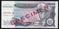 20.000 Zaire 1991 Zaire ZAIRE - PICK 39 s - 20 000 ZAIRES - EXEMPLAR - 01/07/991 
