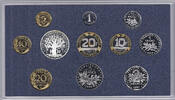 France Coffrets Belle Epreuve FRANCE - PROOF COIN SET FRANCS 1997 - 11 COINS -
