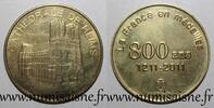 France County 51 - REIMS - CATHEDRAL NOTRE DAME - 800 YEARS - 2011 - France in medals -