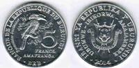 Burundi 5 Francs BURUNDI - KM 28 - 5 FRANCS 2014 - OISEAUX - BYCANISTES BUCINATOR -
