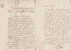 France OLD DOCUMENT - YEAR 1816 - WRITTEN DURING THE REIGN OF LOUIS XVIII -