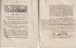 France OLD DOCUMENT - YEAR 1790 - WRITTEN DURING THE REIGN OF LOUIS XVI -