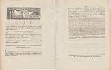 France OLD DOCUMENT - LAW OF OCTOBER 16, 1791 - WRITTEN DURING THE REIGN OF LOUIS XVI -