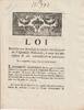 France OLD DOCUMENT - LAW OF SEPTEMBER 2, 1792 - RELATING TO SECRETARIES CLERKS OF THE OFFICES OF THE NATIONAL ASSEMBLY -