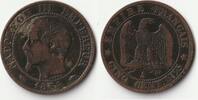 France 5 Centimes GADOURY 152 - CINQ CENTIMES 1854 A Paris TYPE NAPOLEON III main - TB A TTB -