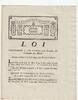 France OLD DOCUMENT - LAW OF AUGUST 5, 1792 - RELATING TO THE GUIDES OF THE ARMY OF THE MIDI - BY DEJOLLY, PEBRE FOR THE KING -