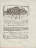 France OLD DOCUMENT - LAW OF MARCH 18, 1792 - TROOPS BALANCES - SIGNED LOUIS XVI AND DUPORT -