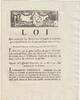France OLD DOCUMENT - LAW OF MAY 12, 1792 - PROTECTION OF BORDERS - BY LOUIS XVI AND DURANTHON -