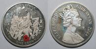 Gibraltar 1 Crown GIBRALTAR - KM 1143 - 1 CROWN 2004 - 60 years of D-Day langings -