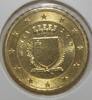 Malte 10 Cents MALTA - KM 128 - 10 CENT 2008 - COAT OF ARMS -